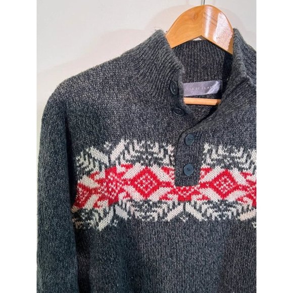 ✨5 for $15✨ Men’s Gray Oscar De La Renta Sweater Size Medium - Picture 2 of 9